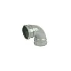 Soil Pipe 45 Degree Double Socket Bend 110mm - Grey