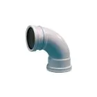 Soil Pipe 90 Degree Double Socket Bend 110mm - Grey