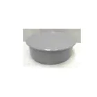 Soil Pipe Blank Cap 110mm - Grey