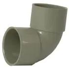PVC Grey Waste 90 degree Bend - 40mm (1 1/4inch)  