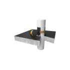 Monarflex Top Hat Unit incl Steel Fixing Clip - 113mm