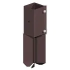 Post Anchor Concrete In 75x75mm Swiftclamp E-Brown