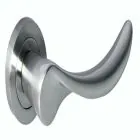 Malaga Lever on Rose Doorpack Chrome