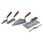 Faithfull Soft-Grip Trowel Set - 5 pcs.