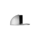 Carlisle Brass Oval Floor Mounted Door Stop - Polished Chrome / 44.50mm x 26mm
