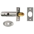 Eurospec Security Door Bolt Set - 61mm / Satin Chrome