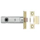 Eurospec Tubular Latch - 64 mm / Electro Brassed
