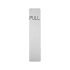 Steelworx Plain Finger Plate - 300mm x 75mm / Satin Stainless Steel
