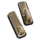 Tessi Easy Code Push Button Digital Door Lock - Brass