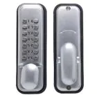 Tessi Easy Code Push Button Digital Door Lock - Satin Steel