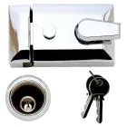 Tessi 90mm Deadlocking Nightlatch - Polished Chrome