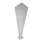 PVC Finial White