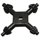 Faithfull Chuck Key 4 in 1