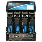 Ratchet Tie Down Set - 4 pcs.
