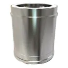 Pellet Twin Wall 250mm Pipe 100mm