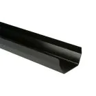 Freeflow Square Gutter 5m - Black