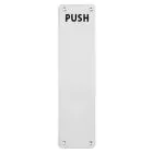 Fingerplate Stainless Steel Push 300 x 75mm