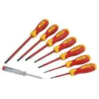 Faithfull Soft Grip VDE Screwdriver Set - 8 pcs.