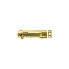 Necked Barrel Bolt Cranked  - 100 mm / Polished Chrome