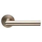 Eurospec Treviri Lever On Slim Fit Sprung Rose Satin Stainless Steel