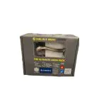 Verdun Lever On Rose Doorpack - Electro Brass