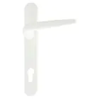 Yale Essentials Long Backplate Door Handle - White