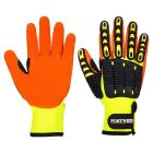 Portwest Anti Impact Protection Grip Glove - L / Yellow and Orange