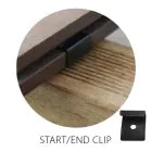 Montana Portland Start/End Clips + Screw Pack 25  (Timber Joist) 