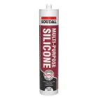 Soudal Multi Purpose Silicone Sealant 270ml - White