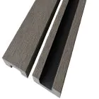 Composite Fence Trim Grey 1.8M  (Pack of 2) - (Wood Panel Replacement Trim)