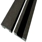 Composite Fence Trim Charcoal  1.8M  (Pack of 2) -  (Wood Panel Replacement Trim)