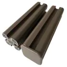 Composite Fence Post Aluminum Charcoal 1.86M  