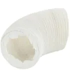 Flexi Vent Hose 125mm x 1m PVC White