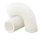 Flexi Vent Hose 125mm x 3m PVC White