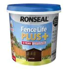 Ronseal Fence Life Plus Dark Oak 5L