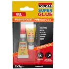 Soudal Super Glue Gel - 3g & 3g