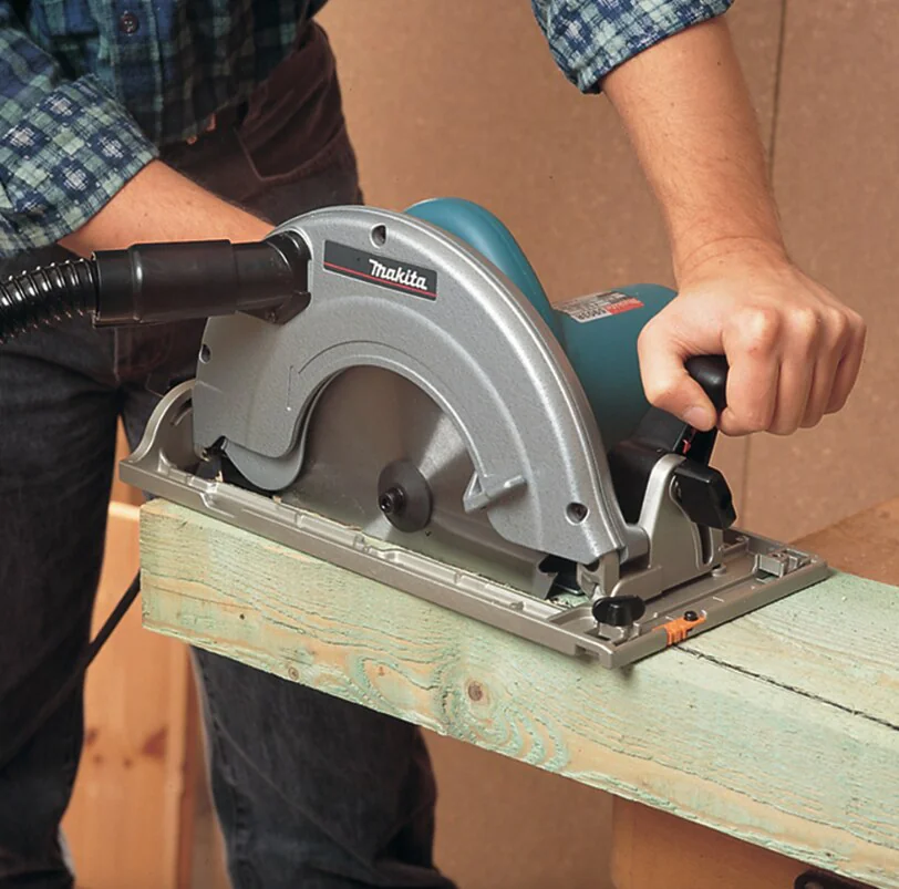 Makita Circular Saw in Action